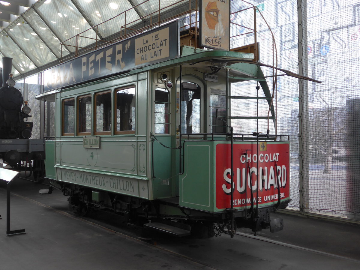 (171'318) - VMC-Tram - Nr. 4 - am 22. Mai 2016 in Luzern, Verkehrshaus