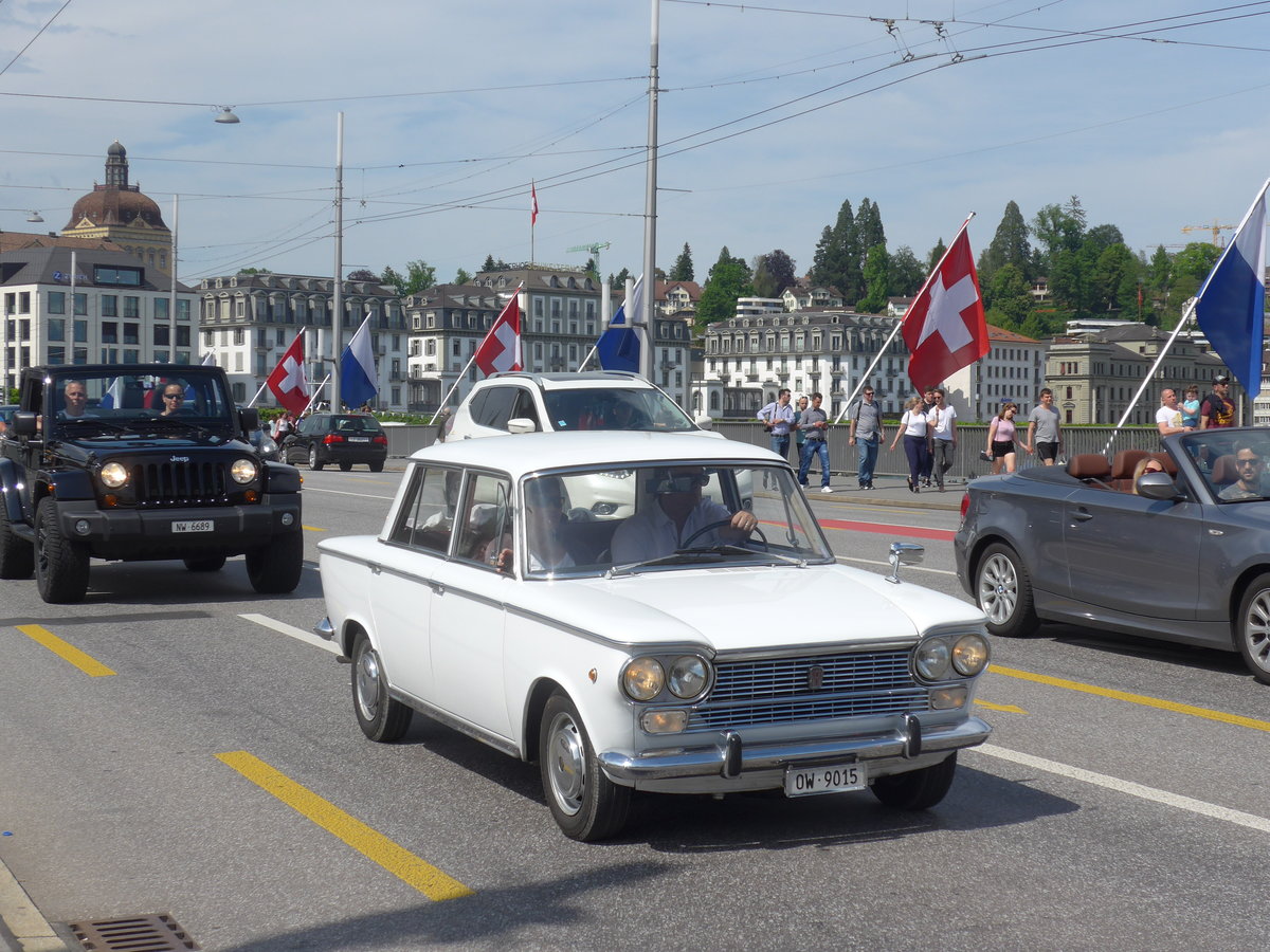 (171'392) - Fiat - OW 9015 - am 22. Mai 2016 in Luzern, Bahnhofbr�cke
