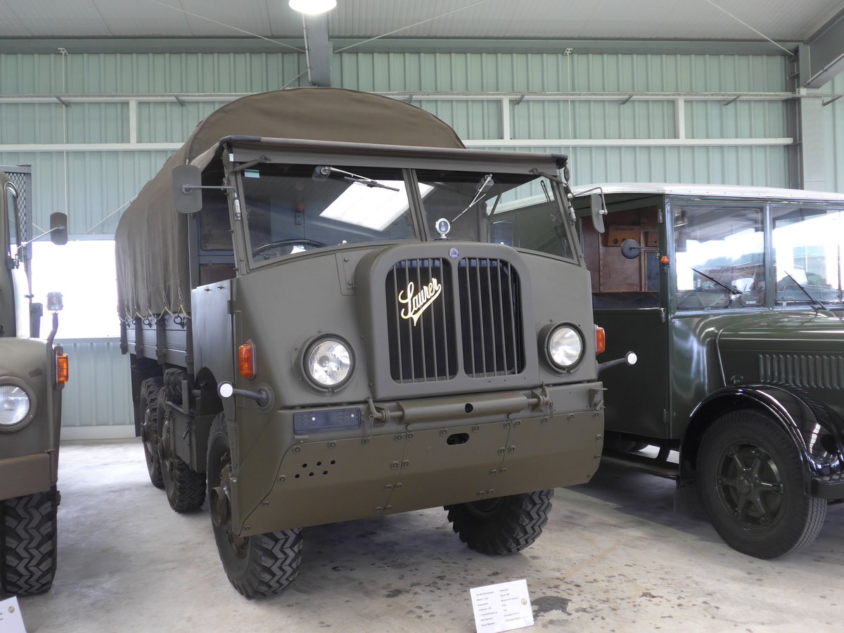 (171'573) - Baumann, B�ren zum Hof - Saurer am 4. Juni 2016 in Lyssach, Garage Lorenz