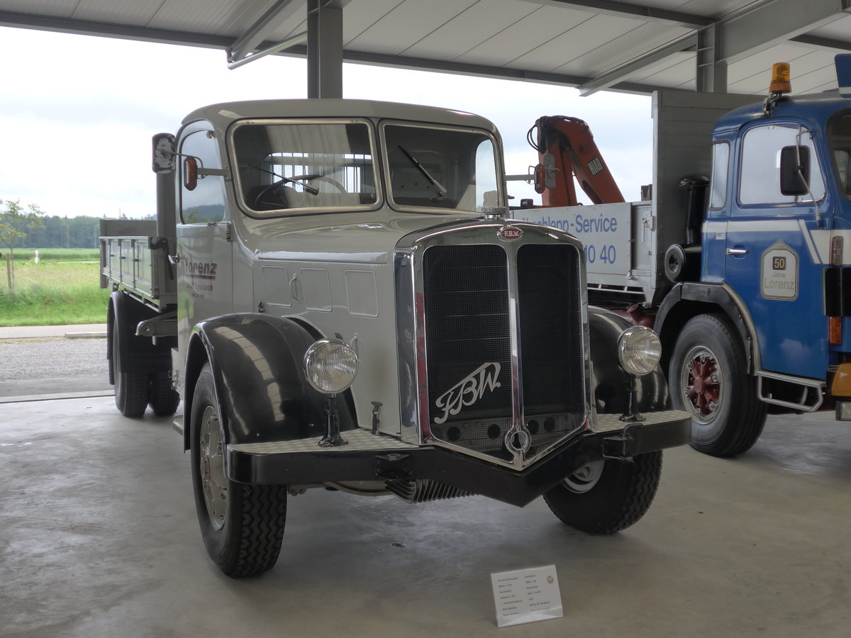 (171'584) - Lorenz, Lyssach - FBW am 4. Juni 2016 in Lyssach, Garage