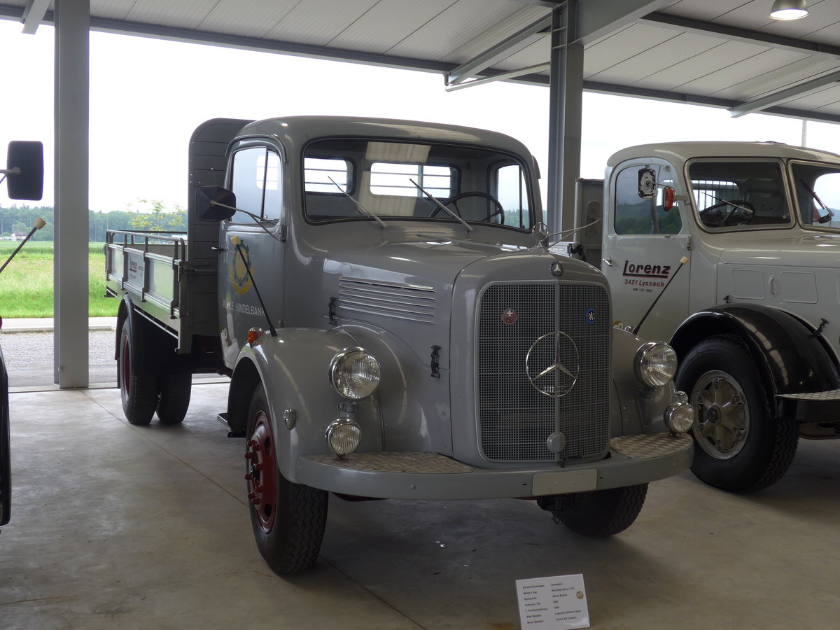 (171'586) - Lorenz, Lyssach - Mercedes (ex M�hle, Hindelbank) am 4. Juni 2016 in Lyssach, Garage