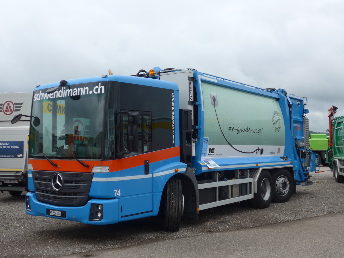 (171'600) - Schwendimann, M�nchenbuchsee - Nr. 74/BE 806'474 - Mercedes am 4. Juni 2016 in Lyssach, Garage Lorenz
