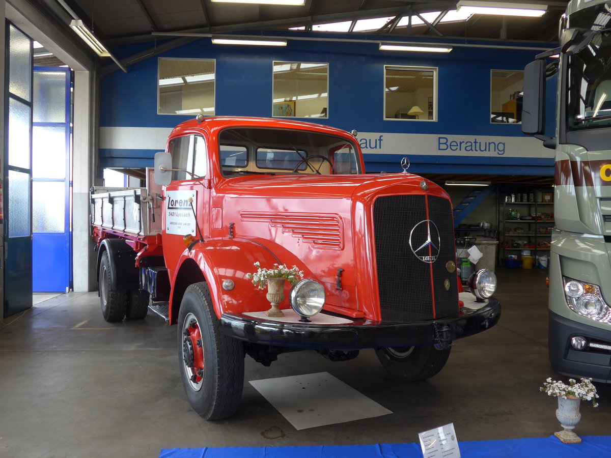 (171'609) - Lorenz, Lyssach - Mercedes am 4. Juni 2016 in Lyssach, Garage