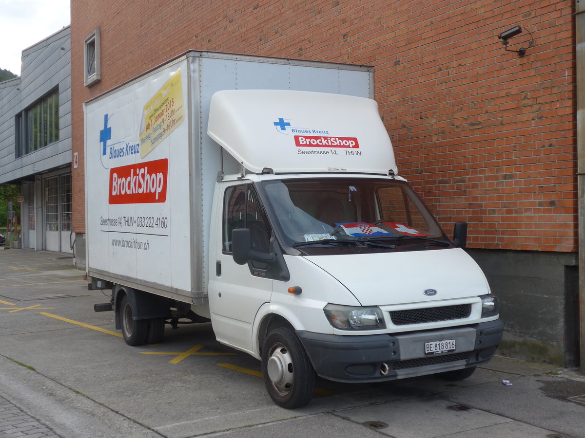 (171'888) - BrockiShop, Thun - BE 818'816 - Ford am 18. Juni 2016 in Thun, Rosenau