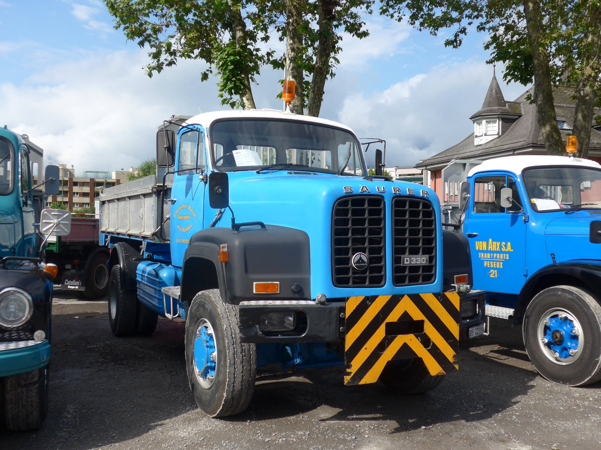 (171'983) - Badertscher, Daillon - VS 22'318 - Saurer am 25. Juni 2016 in Aigle, Saurertreffen