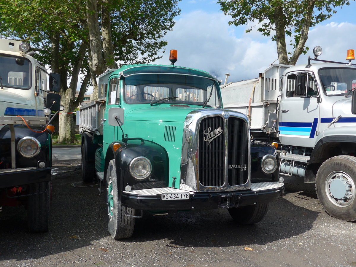 (171'987) - Saurer - VS 434'178 - am 25. Juni 2016 in Aigle, Saurertreffen