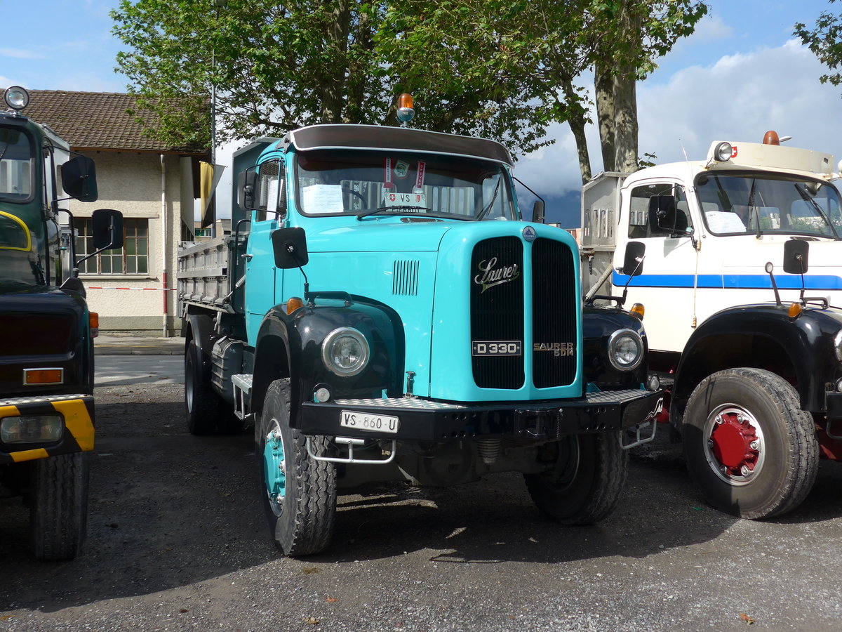 (171'988) - Saurer - VS 860 U - am 25. Juni 2016 in Aigle, Saurertreffen