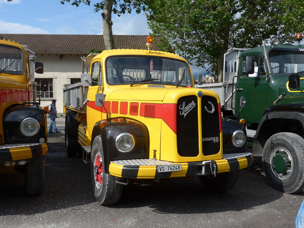 (171'989) - Saurer - VS 74'248 - am 25. Juni 2016 in Aigle, Saurertreffen
