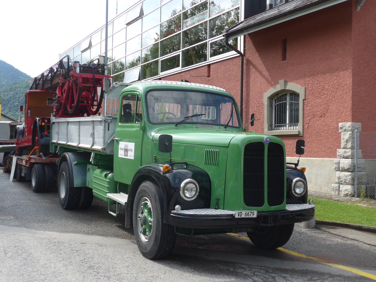 (172'005) - Tsuat, Bottens - VD 6679 - Saurer am 25. Juni 2016 in Aigle, Saurertreffen