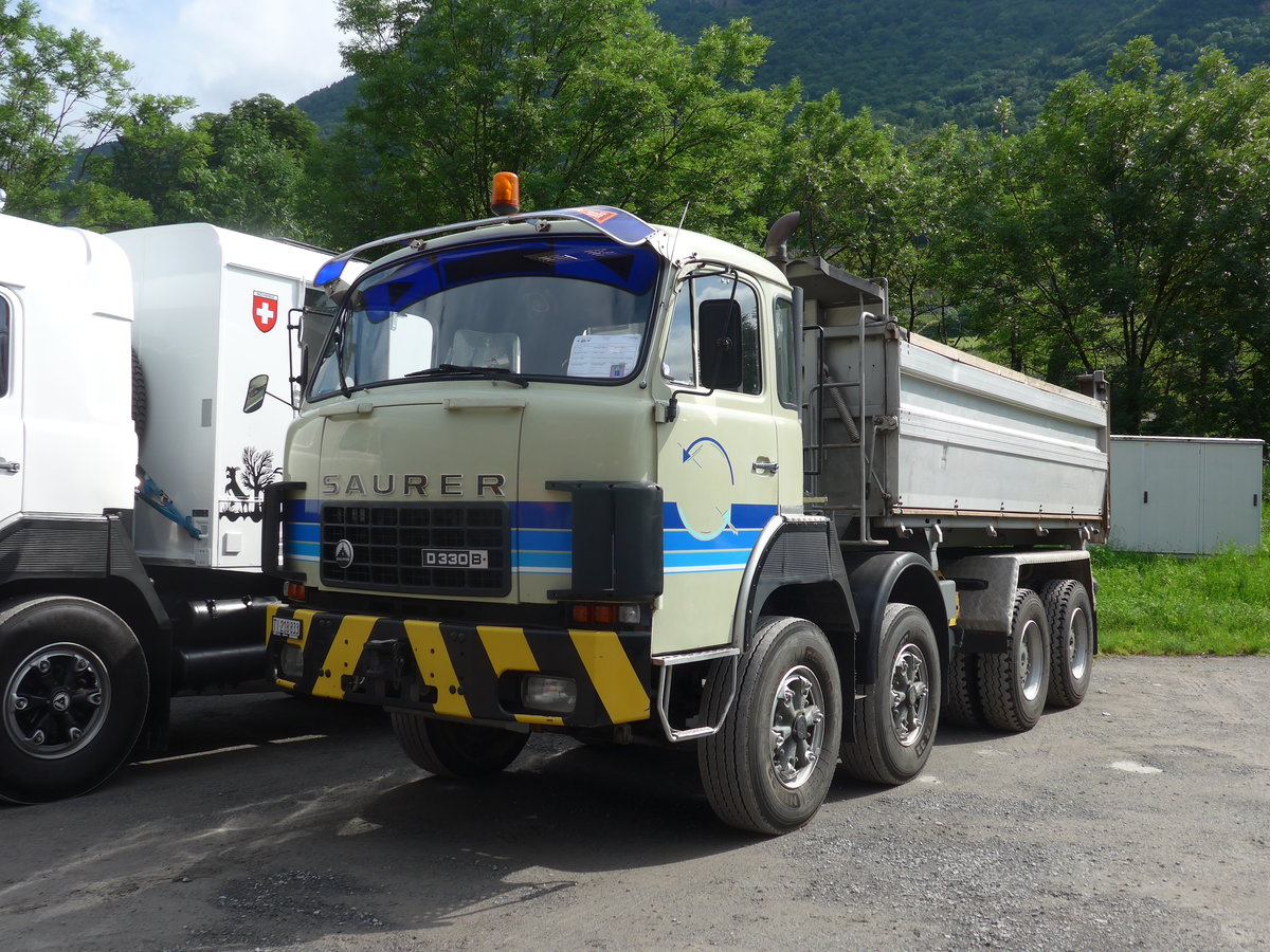 (172'006) - Saurer - TI 218'833 - am 25. Juni 2016 in Aigle, Saurertreffen