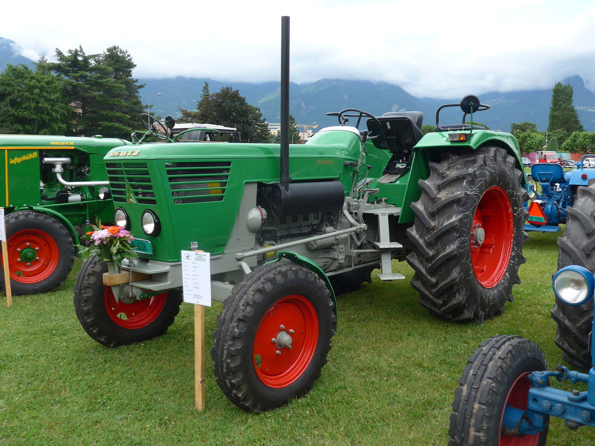 (172'056) - Deutz - ZH 438 - am 25. Juni 2016 in Aigle, Saurertreffen