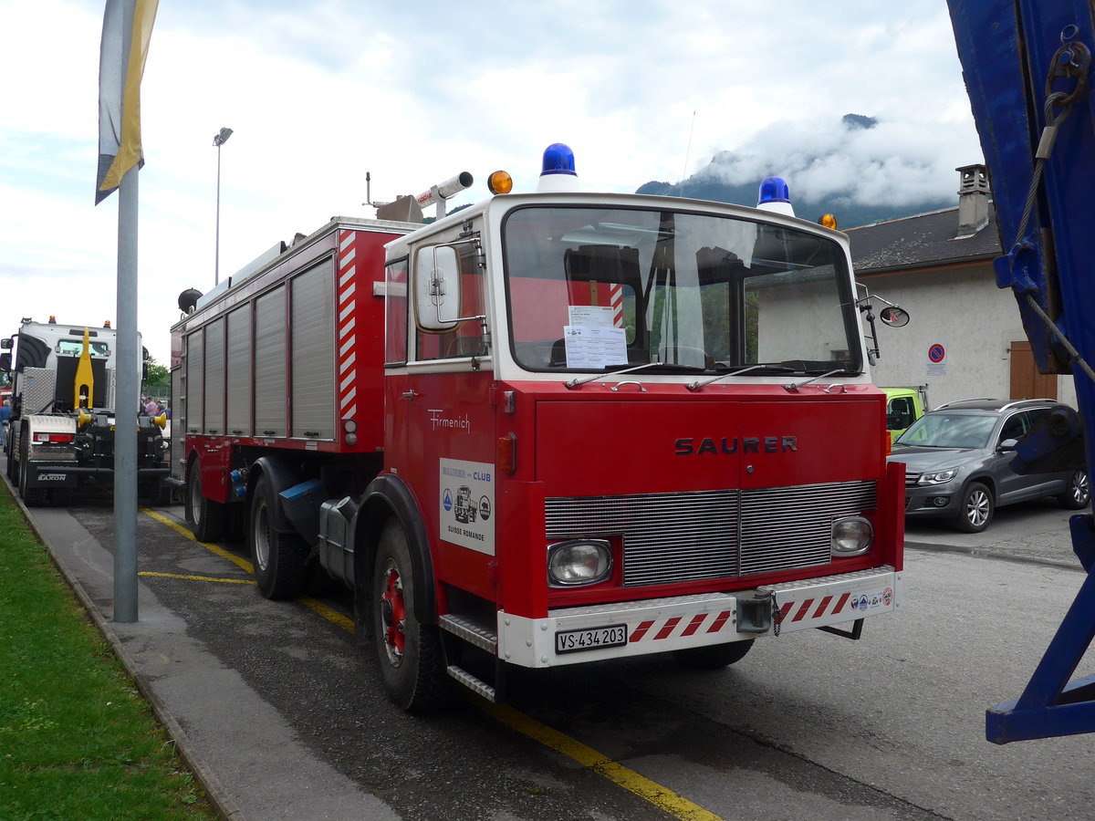 (172'084) - Firmenich - VS 434'203 - Saurer am 25. Juni 2016 in Aigle, Saurertreffen
