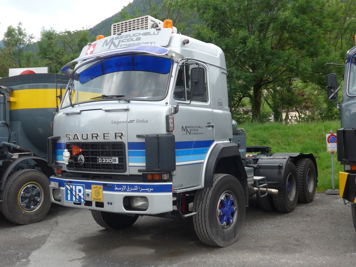 (172'092) - Mazzuchelli, Lugano - Nr. 358/TI 72'850 - Saurer am 25. Juni 2016 in Aigle, Saurertreffen