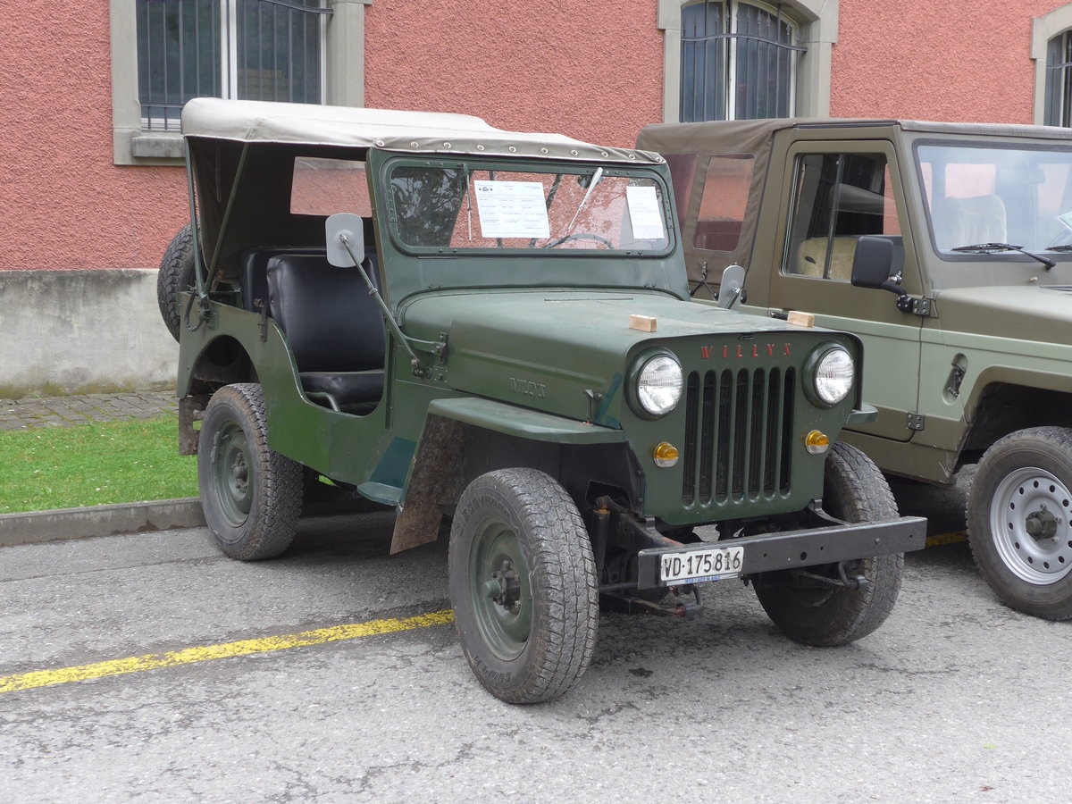 (172'102) - Willys - VD 175'816 - am 25. Juni 2016 in Aigle, Saurertreffen