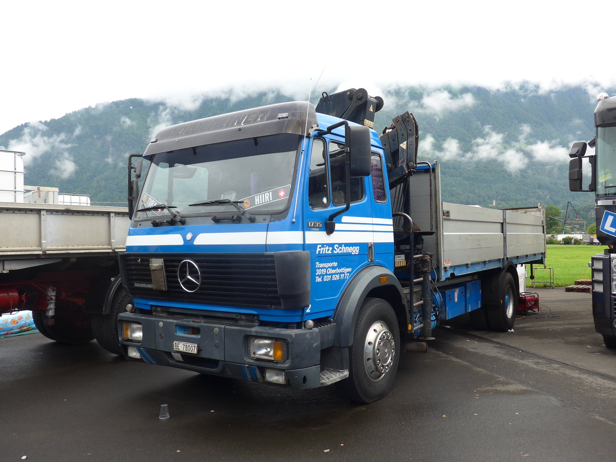(172'232) - Schnegg, Oberbottigen - Nr. 2/BE 78'007 - Mercedes am 26. Juni 2016 in Interlaken, Flugplatz