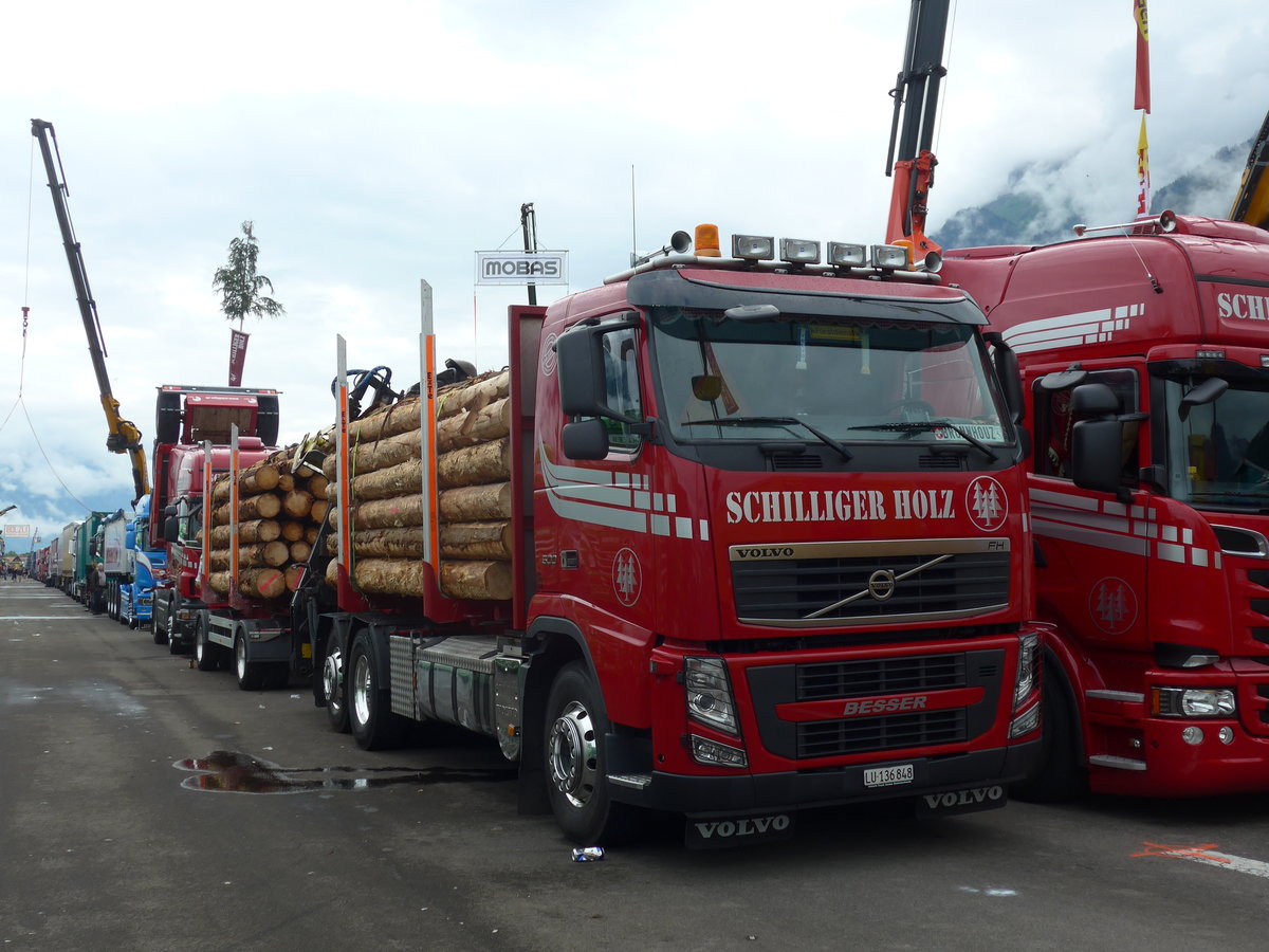 (172'245) - Schilliger, K�ssnacht - LU 136'848 - Volvo am 26. Juni 2016 in Interlaken, Flugplatz