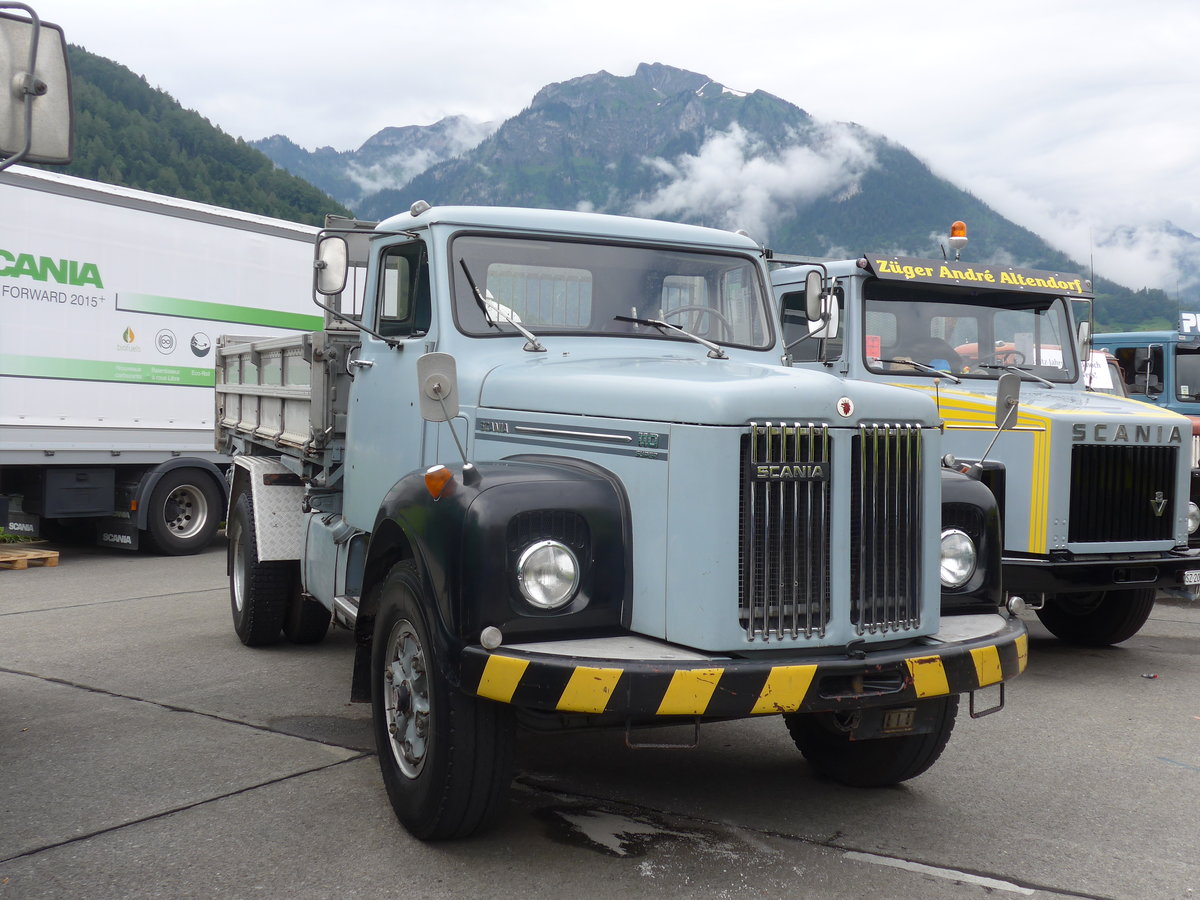 (172'268) - Scania - am 26. Juni 2016 in Interlaken, Flugplatz