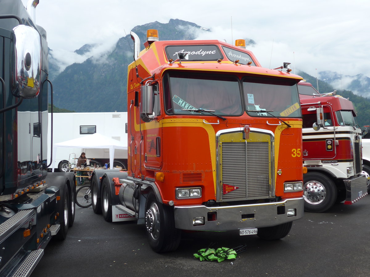 (172'306) - Duperrex, Mont-sur-Rolle - Nr. 35/VD 576'496 - Kenworth am 26. Juni 2016 in Interlaken, Flugplatz