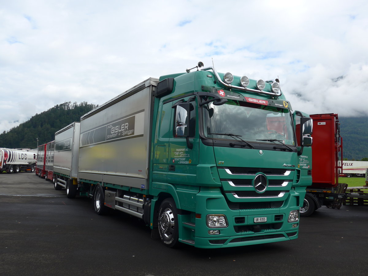 (172'333) - Gisler, Schattdorf - UR 9355 - Mercedes am 26. Juni 2016 in Interlaken, Flugplatz