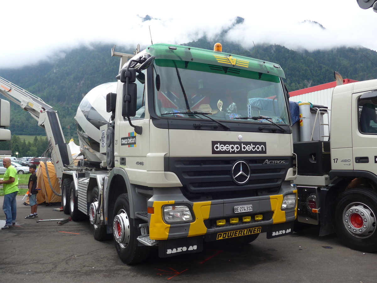 (172'354) - Daepp, Oppligen - Nr. 21/BE 274'312 - Mercedes am 26. Juni 2016 in Interlaken, Flugplatz