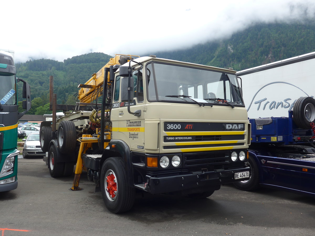 (172'369) - Zimmermann, Burgdorf - BE 45'471 - DAF am 26. Juni 2016 in Interlaken, Flugplatz
