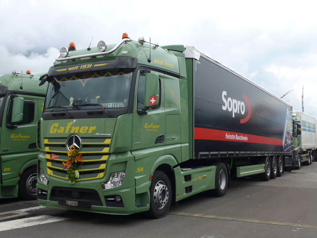 (172'377) - Gafner, Gwatt - Nr. 54/BE 128'889 - Mercedes am 26. Juni 2016 in Interlaken, Flugplatz