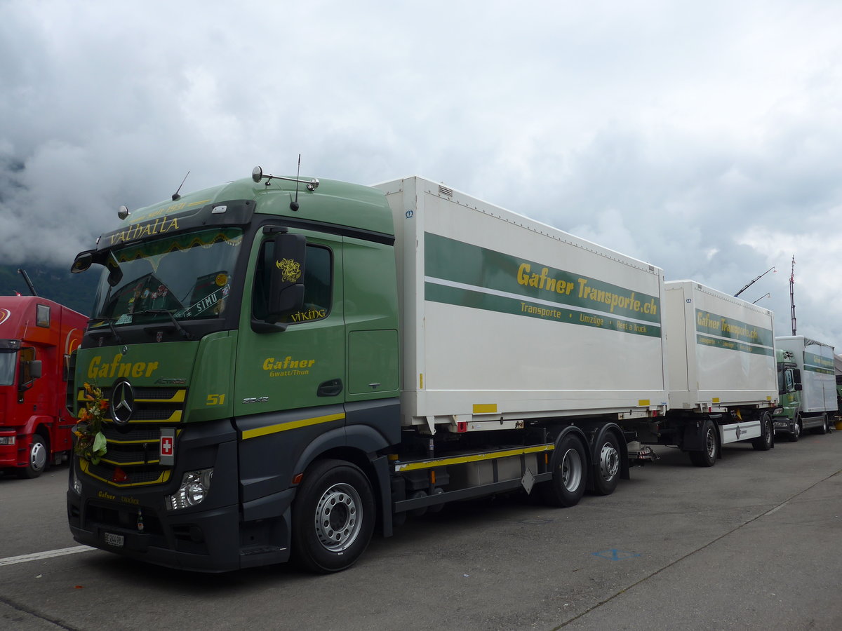 (172'378) - Gafner, Gwatt - Nr. 51/BE 24'498 - Mercedes am 26. Juni 2016 in Interlaken, Flugplatz