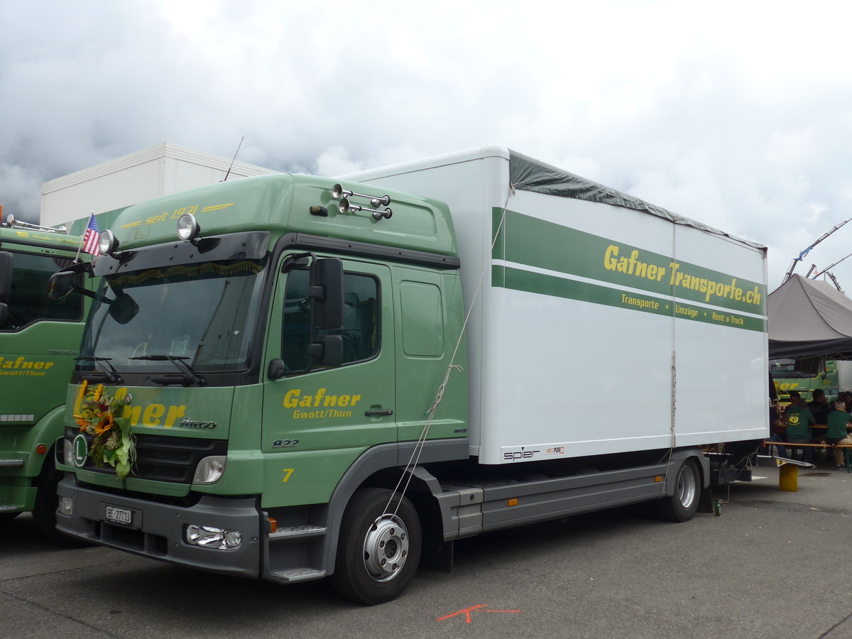 (172'380) - Gafner, Gwatt - Nr. 7/BE 27'713 - Mercedes am 26. Juni 2016 in Interlaken, Flugplatz