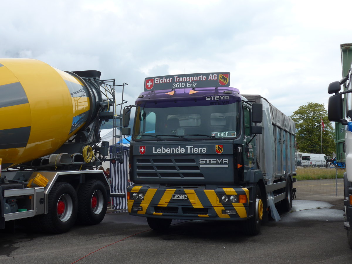(172'385) - Eicher, Eriz - Nr. 11/BE 460'216 - Steyr am 26. Juni 2016 in Interlaken, Flugplatz