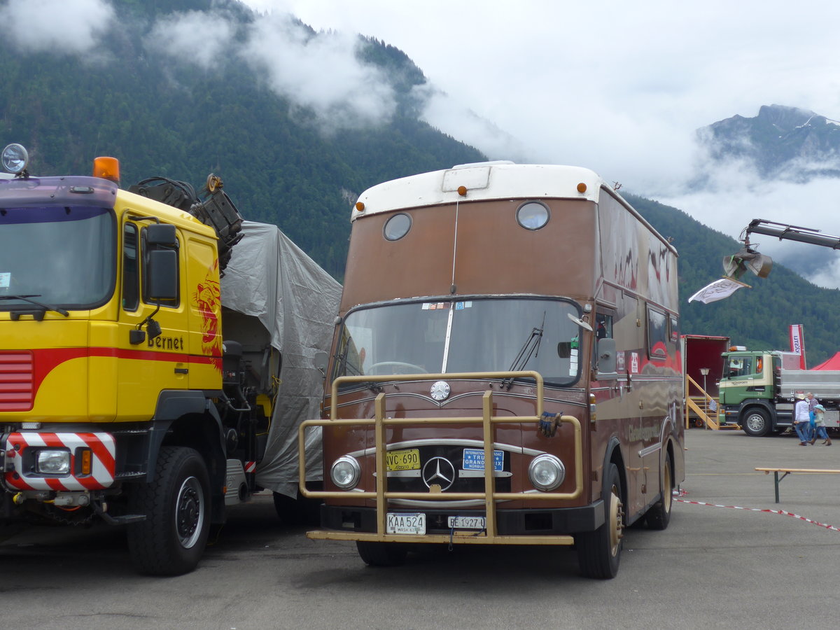(172'390) - Mercedes - BE 1927 U - am 26. Juni 2016 in Interlaken, Flugplatz