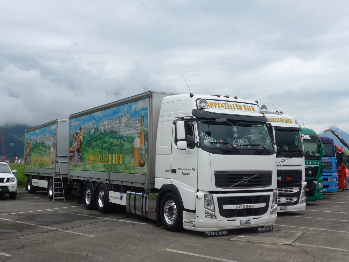 (172'397) - Locher, Appenzell - AI 11'005 - Volvo am 26. Juni 2016 in Interlaken, Flugplatz