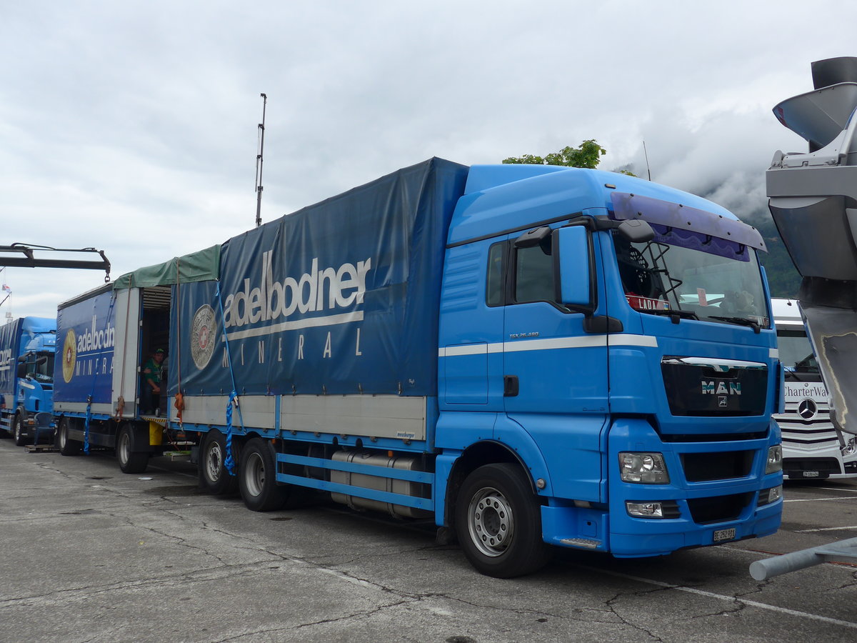 (172'401) - Imobersteg, Frutigen - BE 252'931 - MAN am 26. Juni 2016 in Interlaken, Flugplatz