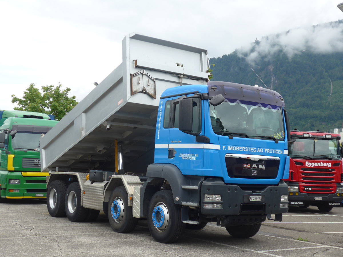 (172'404) - Imobersteg, Frutigen - BE 256'995 - MAN am 26. Juni 2016 in Interlaken, Flugplatz
