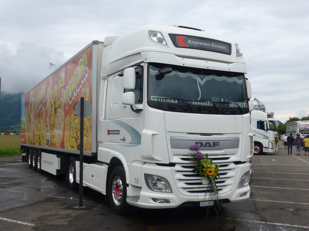 (172'408) - Krummen, Kerzers - Nr. 19/FR 153'019 - DAF am 26. Juni 2016 in Interlaken, Flugplatz