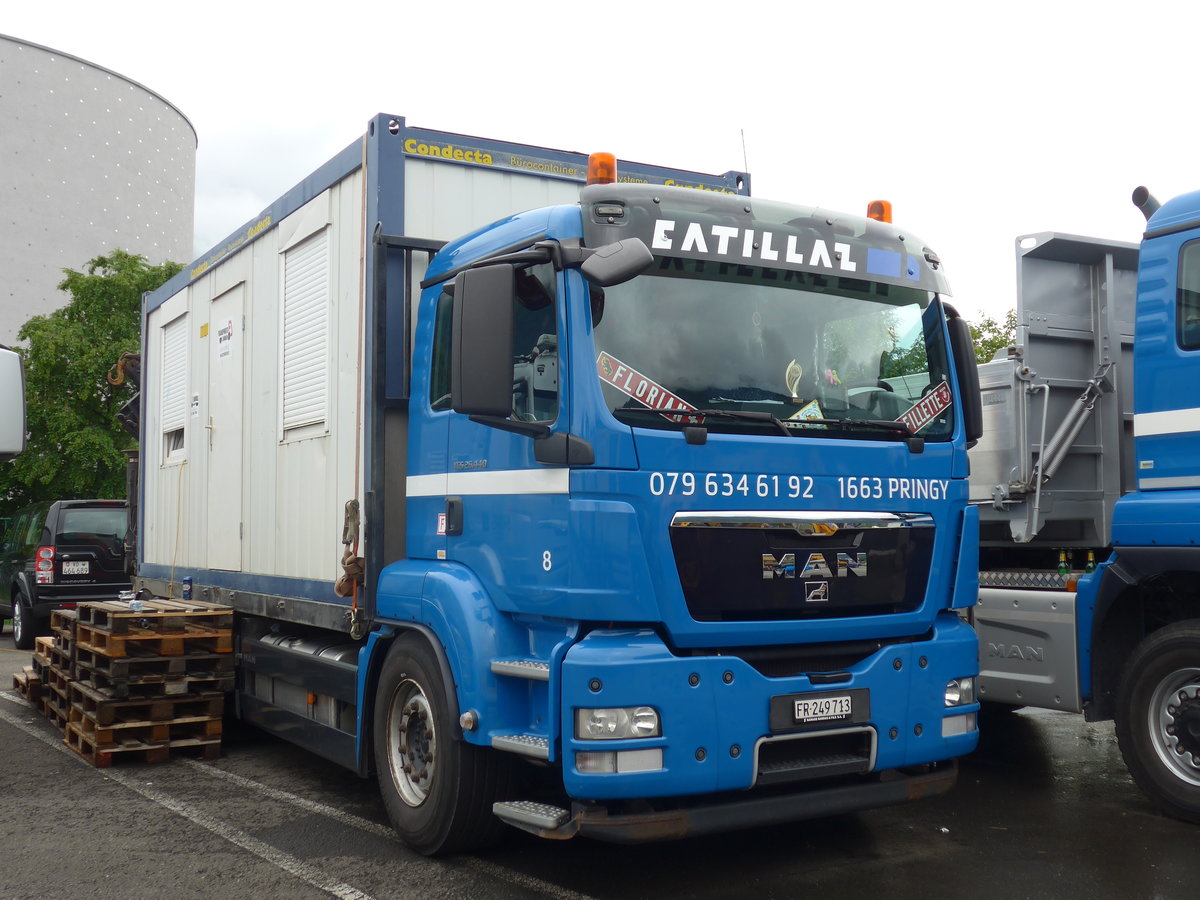 (172'427) - Catillaz, Pringy - Nr. 8/FR 249'713 - MAN am 26. Juni 2016 in Interlaken, Flugplatz