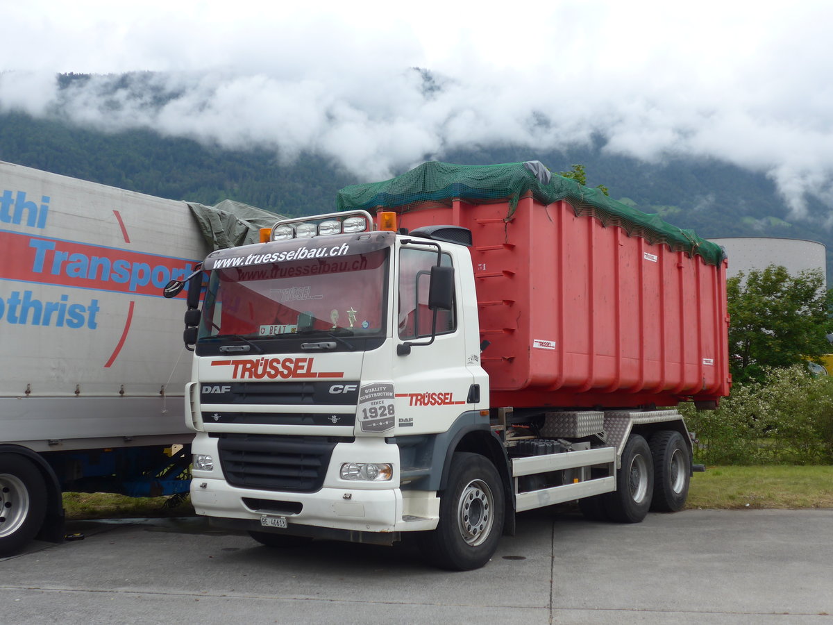 (172'428) - Tr�ssel, Huttwil - BE 40'613 - DAF am 26. Juni 2016 in Interlaken, Flugplatz