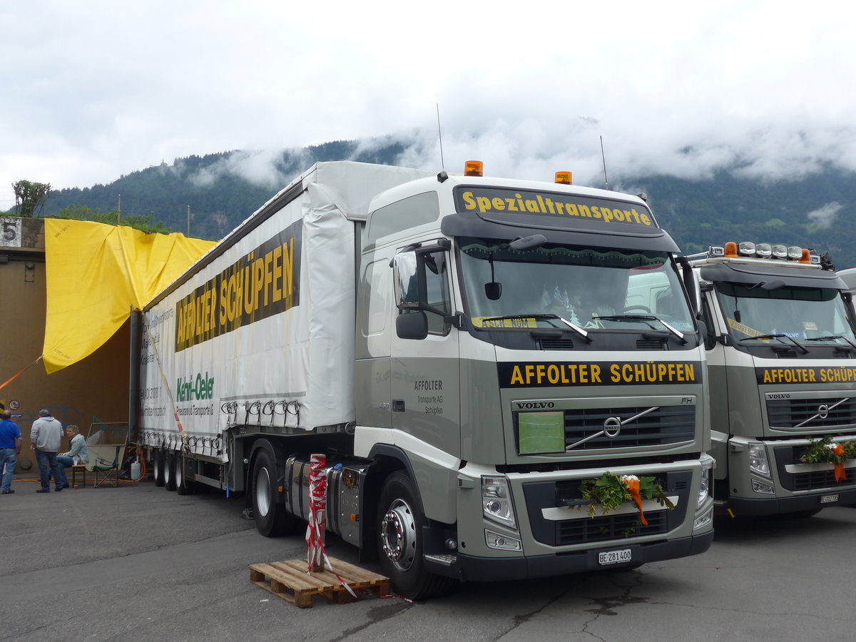 (172'430) - Affolter, Sch�pfen - BE 281'400 - Volvo am 26. Juni 2016 in Interlaken, Flugplatz