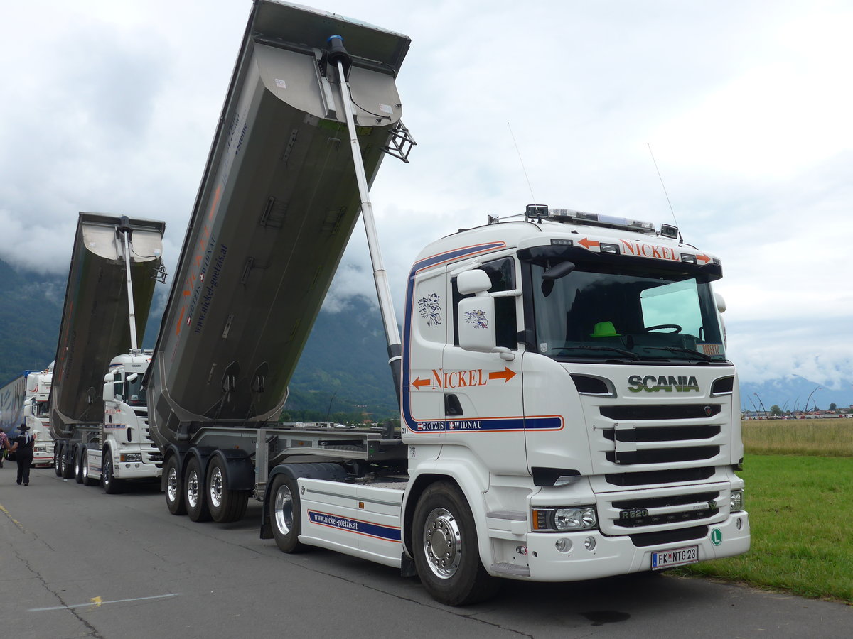 (172'434) - Nickel, G�tzis - Nr. 211/FK NTG 23 - Scania am 26. Juni 2016 in Interlaken, Flugplatz