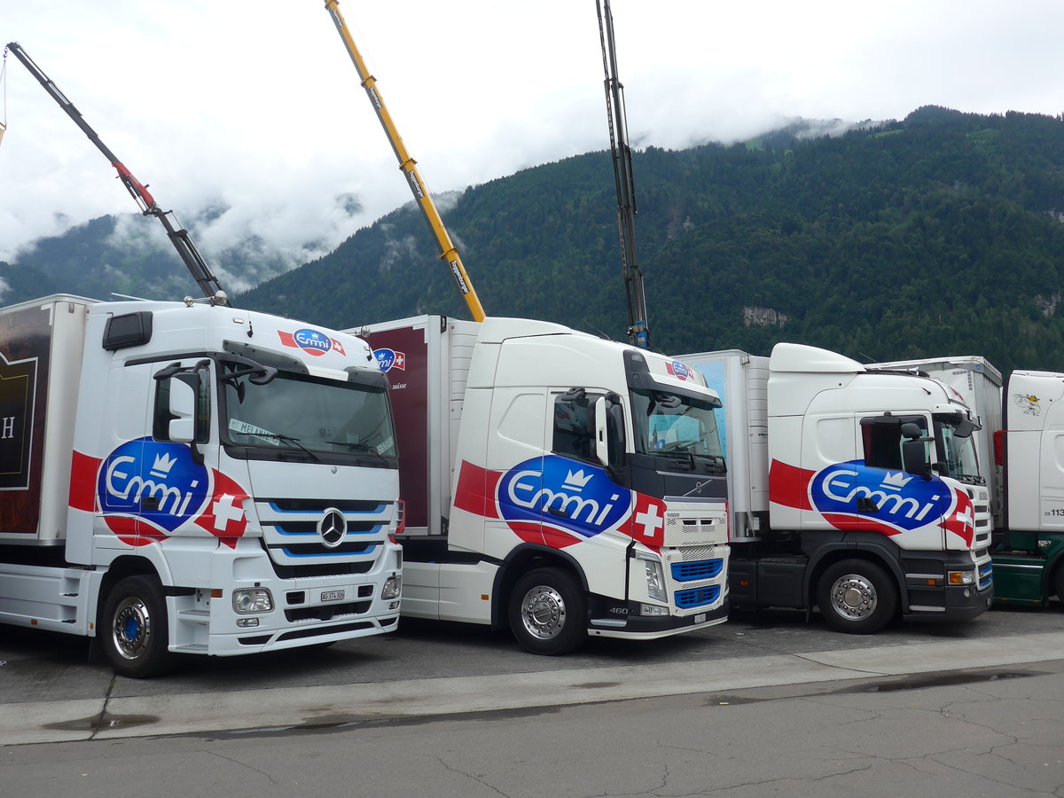 (172'437) - Emmi, Luzern - AG 374'306 - Mercedes am 26. Juni 2016 in Interlaken, Flugplatz