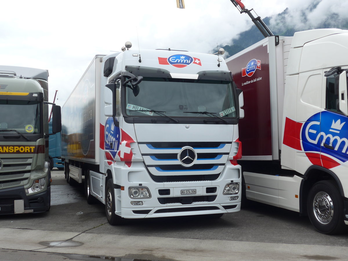 (172'438) - Emmi, Luzern - AG 374'306 - Mercedes am 26. Juni 2016 in Interlaken, Flugplatz