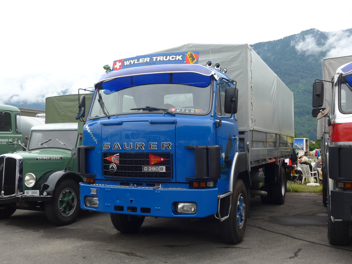 (172'452) - Wyler, Thun - Saurer am 26. Juni 2016 in Interlaken, Flugplatz