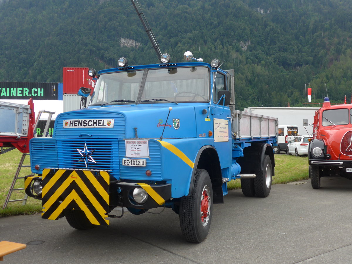(172'459) - Jost, Beatenberg - BE 1012 U - Henschel am 26. Juni 2016 in Interlaken, Flugplatz