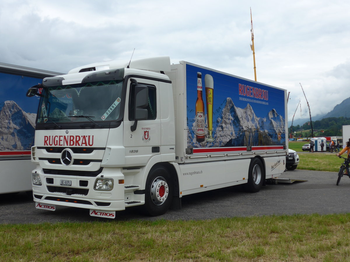 (172'471) - Rugenbr�u, Matten - Nr. 2/BE 8375 - Mercedes am 26. Juni 2016 in Interlaken, Flugplatz