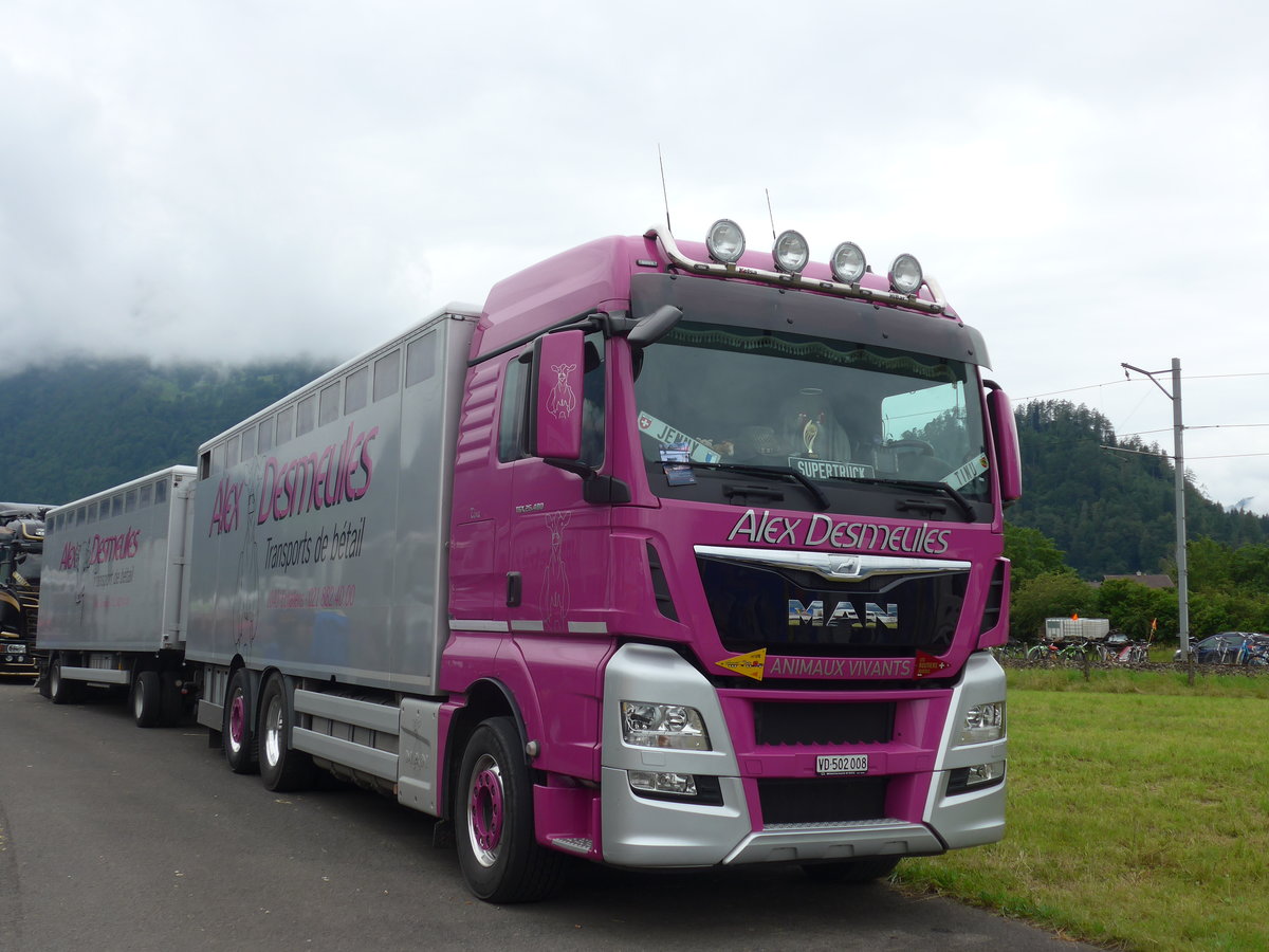 (172'473) - Desmeules, Echallens - VD 502'008 - MAN am 26. Juni 2016 in Interlaken, Flugplatz