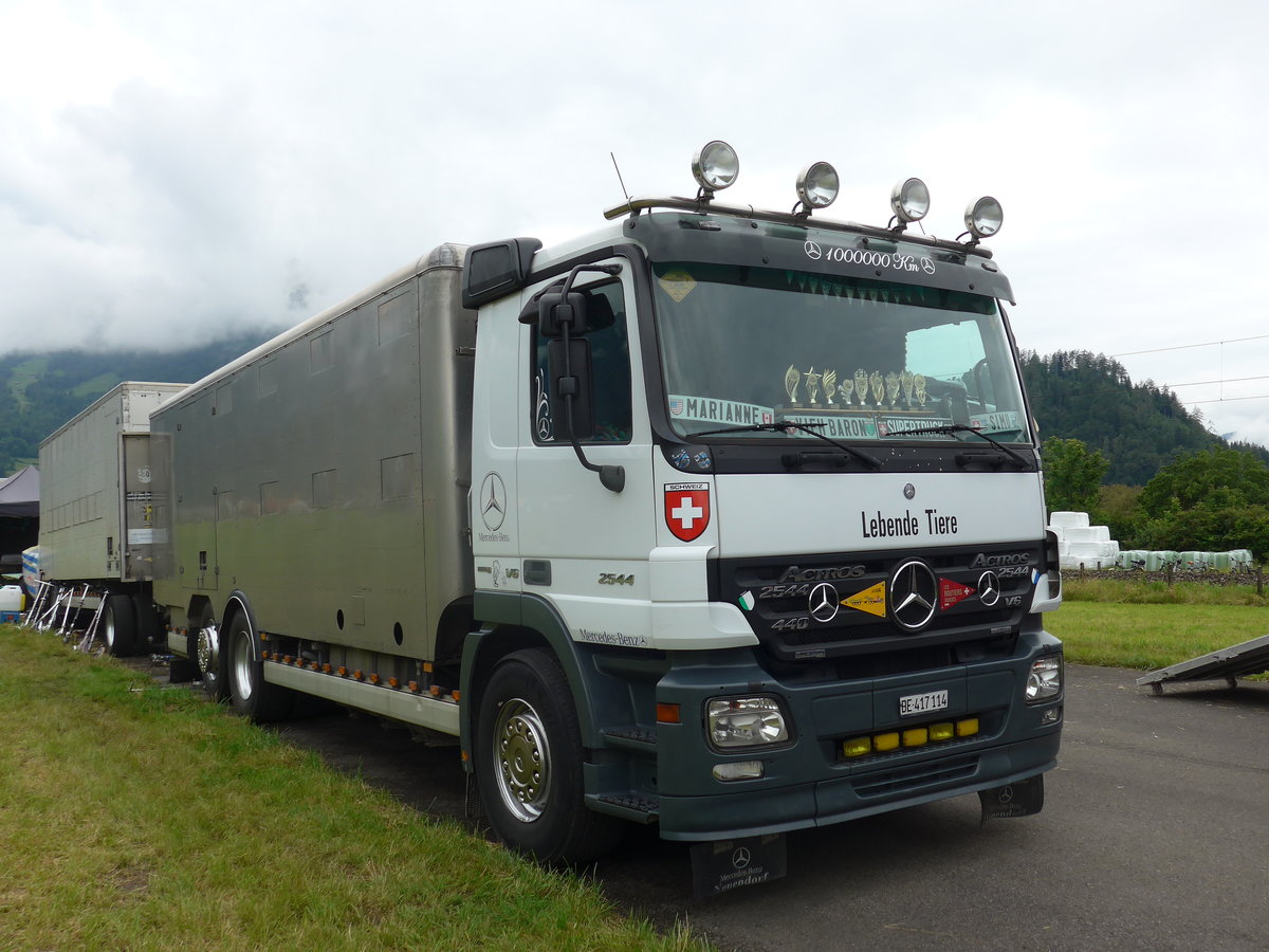 (172'474) - Mercedes - BE 417'114 - am 26. Juni 2016 in Interlaken, Flugplatz