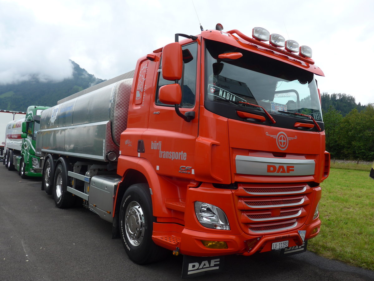 (172'479) - B�rli, Willisau - LU 11'193 - DAF am 26. Juni 2016 in Interlaken, Flugplatz