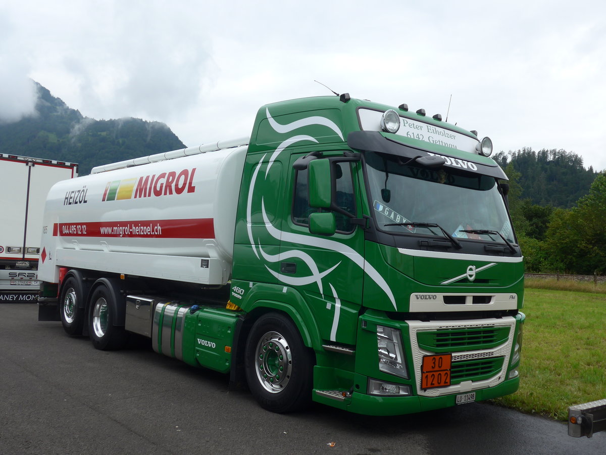 (172'480) - Eiholzer, Gettnau - LU 11'498 - Volvo am 26. Juli 2016 in Interlaken, Flugplatz