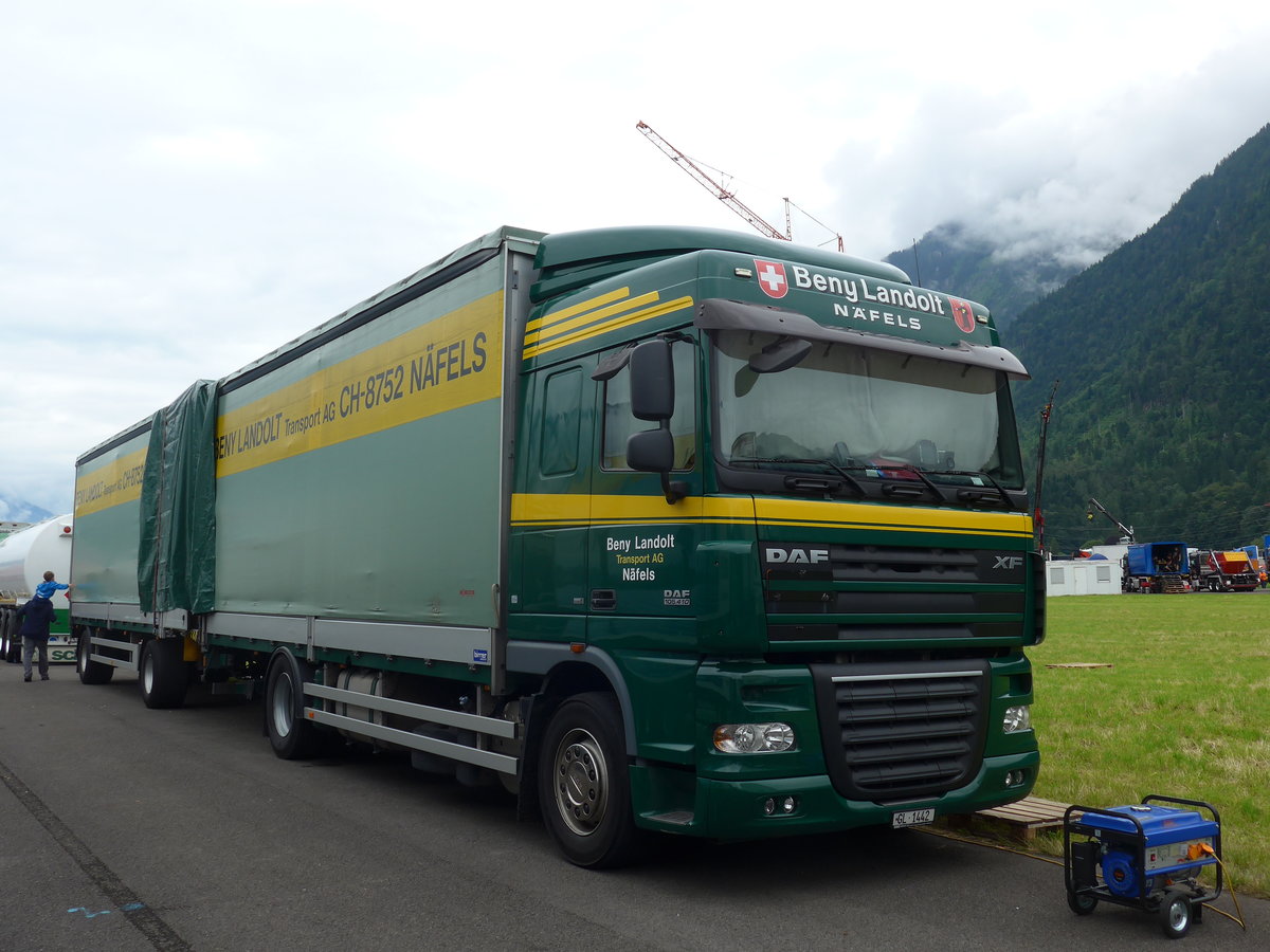 (172'482) - Landolt, N�fels - GL 1442 - DAF am 26. Juni 2016 in Interlaken, Flugplatz
