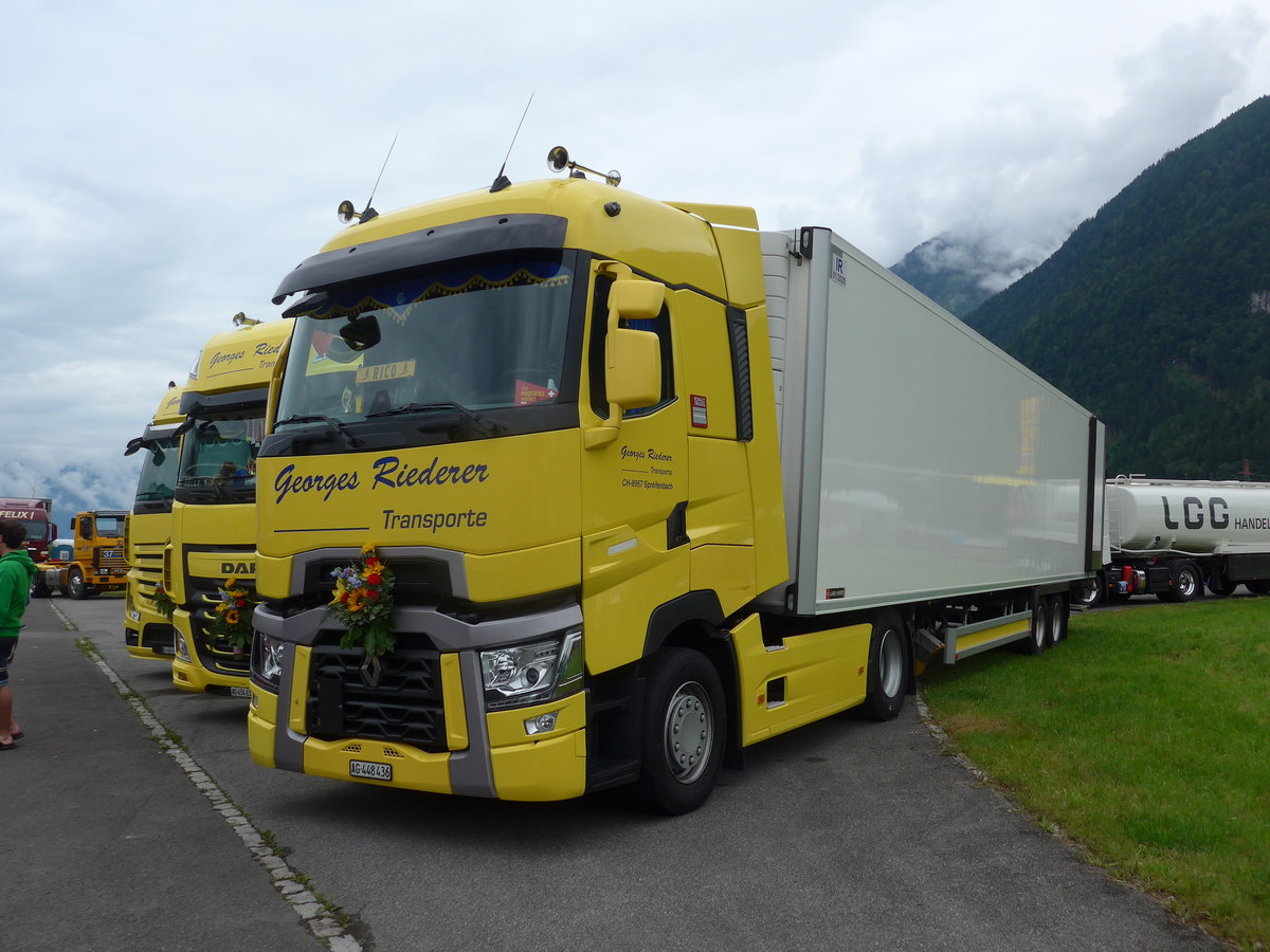 (172'488) - Riederer, Spreitenbach - AG 448'436 - Renault am 26. Juni 2016 in Interlaken, Flugplatz