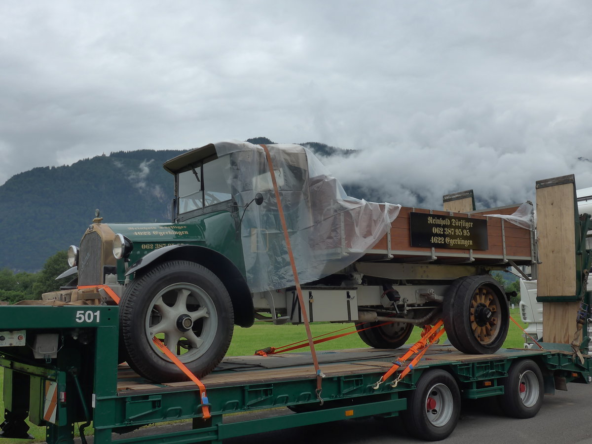 (172'490) - D�rfliger, Egerkingen - Berna am 26. Juni 2016 in Interlaken, Flugplatz